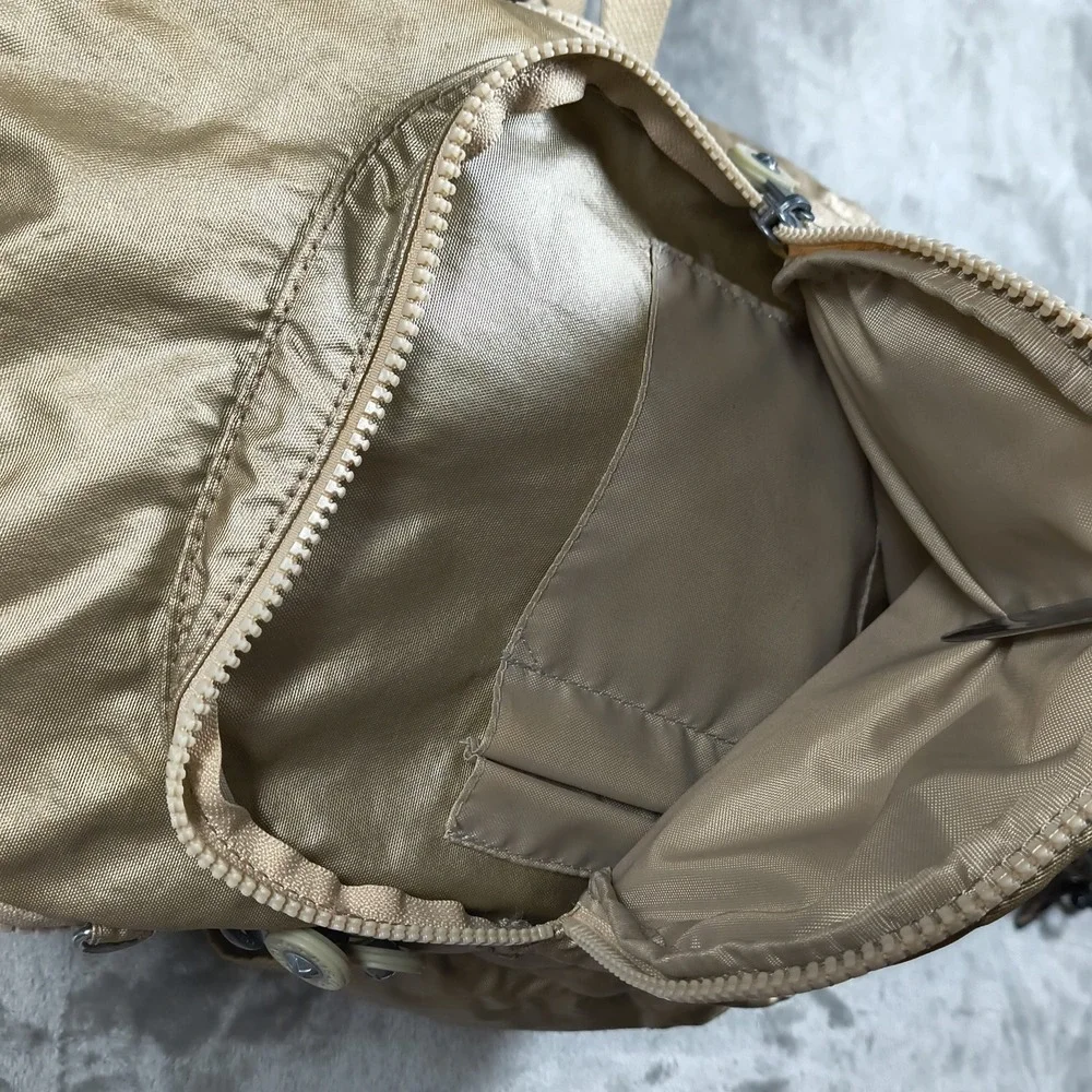 Kipling Seoul Backpack Gold Laptop Sleeve Travel School Bag Commuter